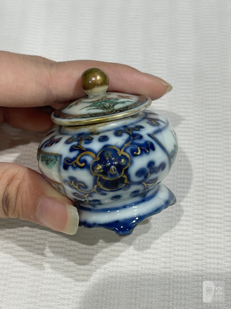 清代 文房小件瓷器一组十件 - 图35